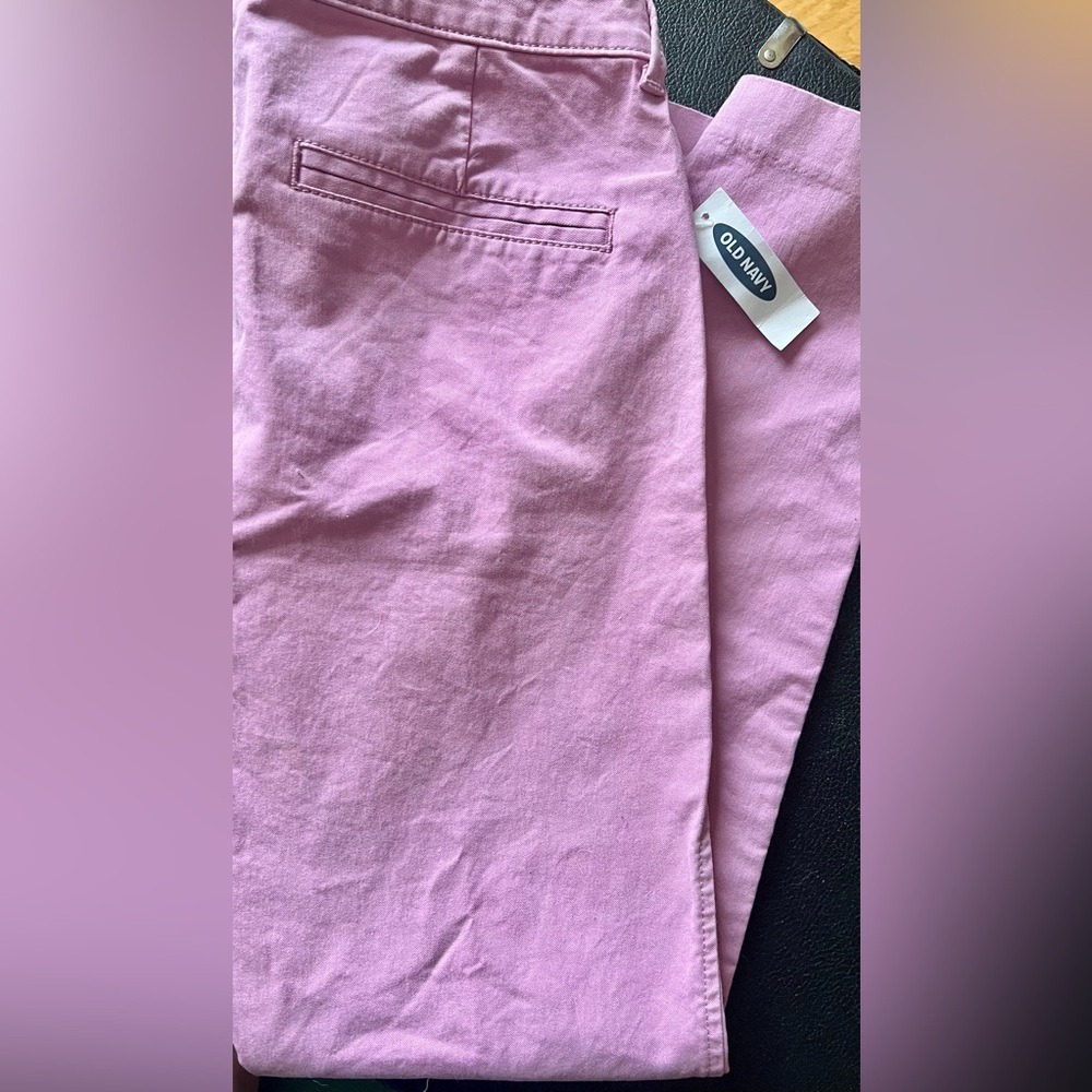 Old Navy Light Lavender Chino Pants - size 4
